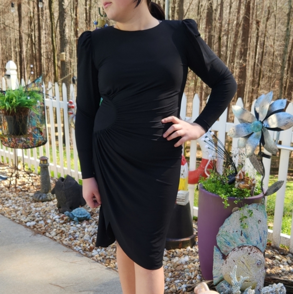 REMINI Classic Black Vintage Cocktail Dress Size 8